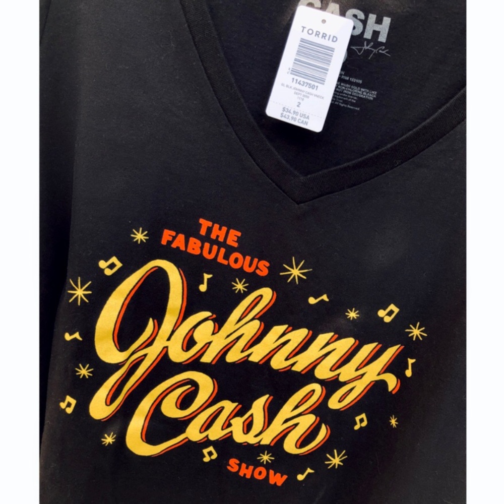 TORRID Johnny Cash Black Shirt - Picture 4 of 7